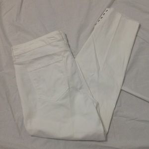 Liverpool Jeans White The Crop Size 12/31